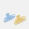 Even&Odd 2 Pack - Hair Styling Accessory - Apricot/Light Blue -FOREVER 21 00019b4b935346c88eac74d9684baff5
