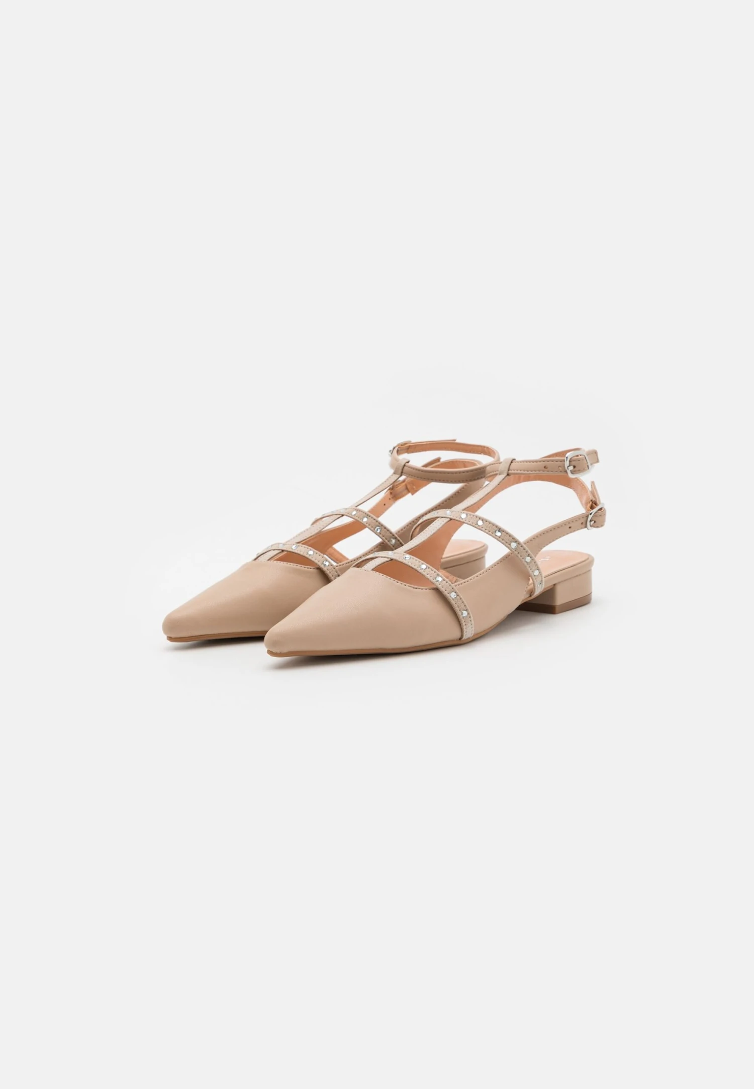 Even&Odd Slingback Ballet Pumps - Beige 5 Even&Odd Slingback Ballet Pumps - Beige - Image 3