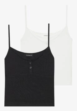 Even&Odd 2 PACK - Top - Black/egret 12 Even&Odd 2 PACK - Top - Black/egret -FOREVER 21 09cecc3f25544eb8864aa864a8c6e7a9