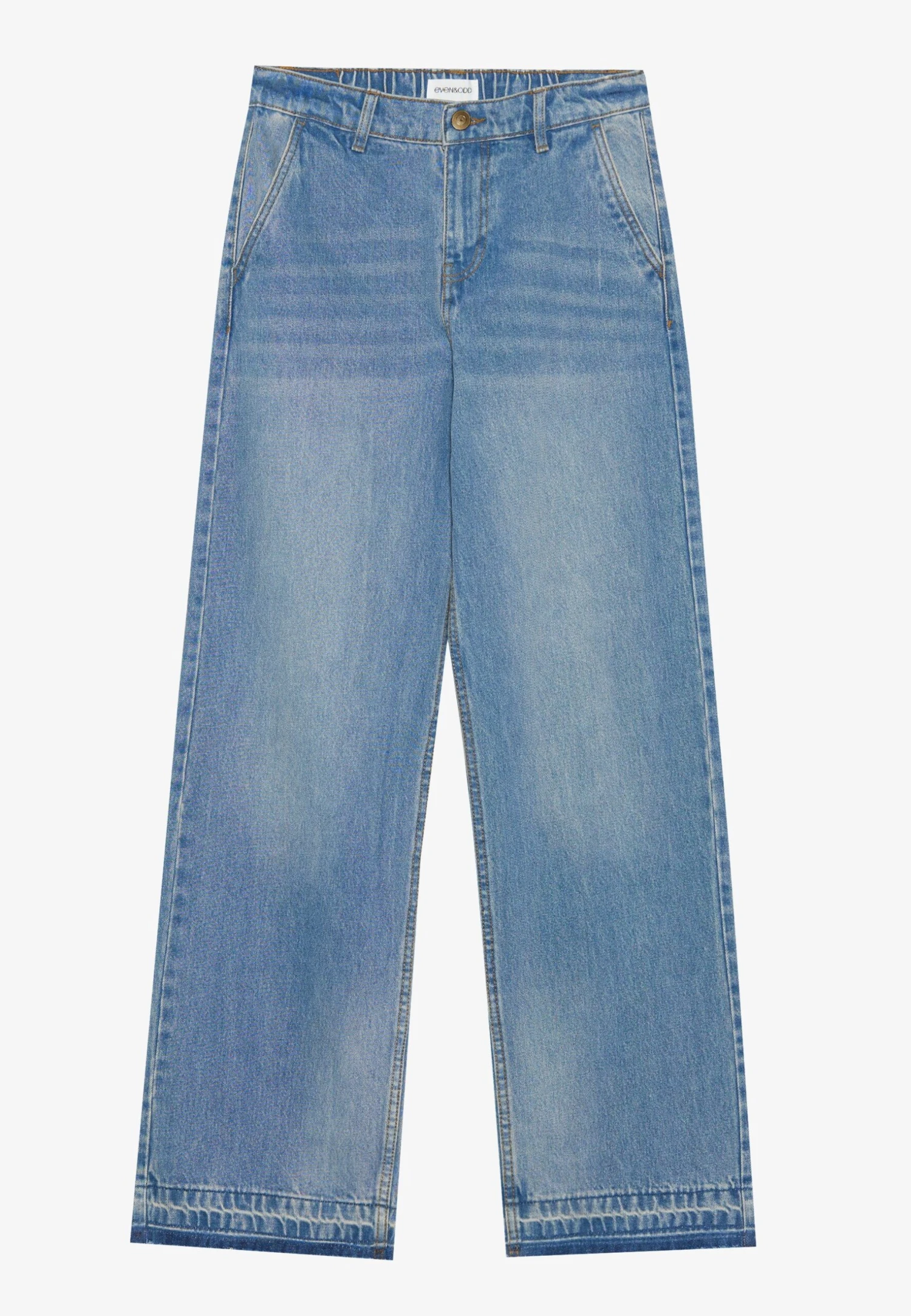 Even&Odd Wide Leg - Blue Denim 6 Even&Odd Wide Leg - Blue Denim - Image 4