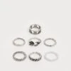 Even&Odd 7 PACK - Ring - Silver-coloured -FOREVER 21 0b14b05feea14f328861232f7106167e