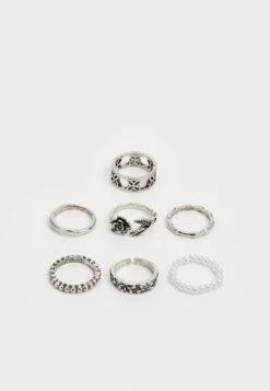 Even&Odd 7 PACK - Ring - Silver-coloured
