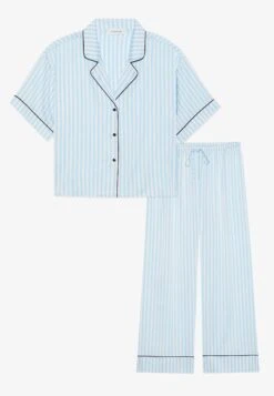 Even&Odd SET - Pyjama Set - Blue -FOREVER 21 0f6549b2eb1541b2ace3f4f9ccc93111
