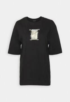 Even&Odd Print T-Shirt - Black