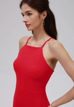 Even&Odd Jumpsuit - Red -FOREVER 21 1237e1d7b93e45ae836daa858ced7e5e