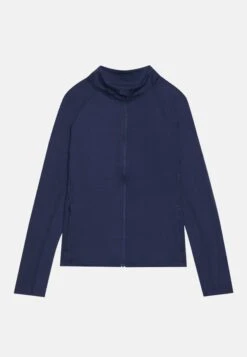 FITTED TRAINING JACKET WITH FULL ZIP AND POCKETS - Training Jacket - Dark Blue -FOREVER 21 15596f20c2d2486a96799baf3ae363e7