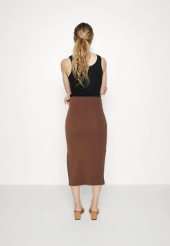Even&Odd Pencil Skirt - Brown 10 Even&Odd Pencil Skirt - Brown -FOREVER 21 160193bbc494454ea52eb600c613f8bd