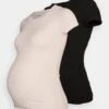 2 Pack Mama Tee - Basic T-Shirt - Black/ Light Pink -FOREVER 21 197cd2f9d541474cadfa8827989b42f3