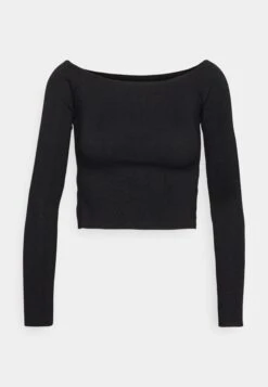 Offshoulder Basic- Jumper - Black -FOREVER 21 1b3fbc791afd44cb84625a8305ac4049