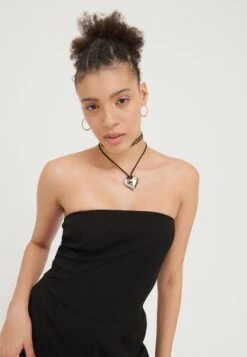 Even&Odd Bandeau Wide Leg Jumpsuit - Jumpsuit - Black -FOREVER 21 1b4c0b4d2c1045f6b841511f5c95fc2a