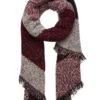 Even&Odd Scarf - Dark Red/black 2 Even&Odd Scarf - Dark Red/black -FOREVER 21 1d4be69afd384c688af4e520bec440fe