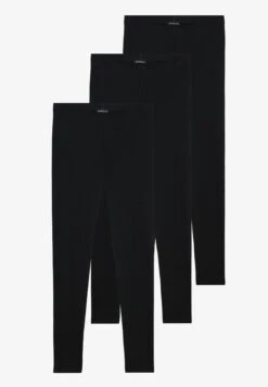 Even&Odd 3 PACK - Leggings - Trousers - Bordeaux/dark Grey/black -FOREVER 21 1faa2f9fc35f42e3850efdc5f19bc35a