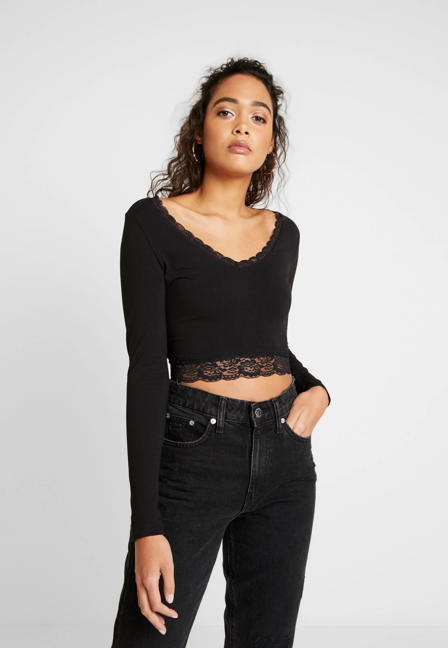 Even&Odd Long Sleeved Top - Black 3 Even&Odd Long Sleeved Top - Black