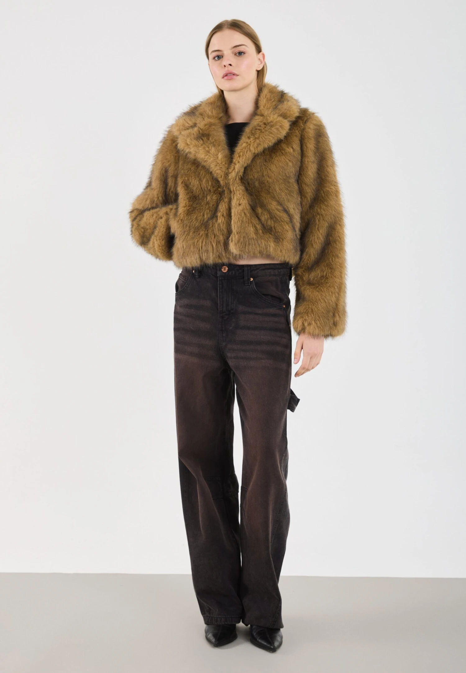 Even&Odd Winter Jacket - Tan 4 Even&Odd Winter Jacket - Tan - Image 2