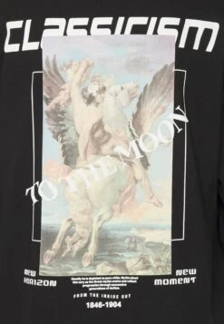 Even&Odd Print T-Shirt - Black -FOREVER 21 227e8db28c66439babd2c2a5cee0cf06