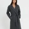 Even&Odd BELTED COAT - Classic Coat - Mottled Grey -FOREVER 21 22c71df17c6d4ee88d0f1a661cf35662