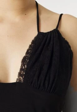 Strappy Lace Insert Open Neckline Mini Bodycon Dress - Cocktail Dress / Party Dress - Black 11 Strappy Lace Insert Open Neckline Mini Bodycon Dress - Cocktail Dress / Party Dress - Black -FOREVER 21 2382b38ff9ed4632b08853cac1187bbe