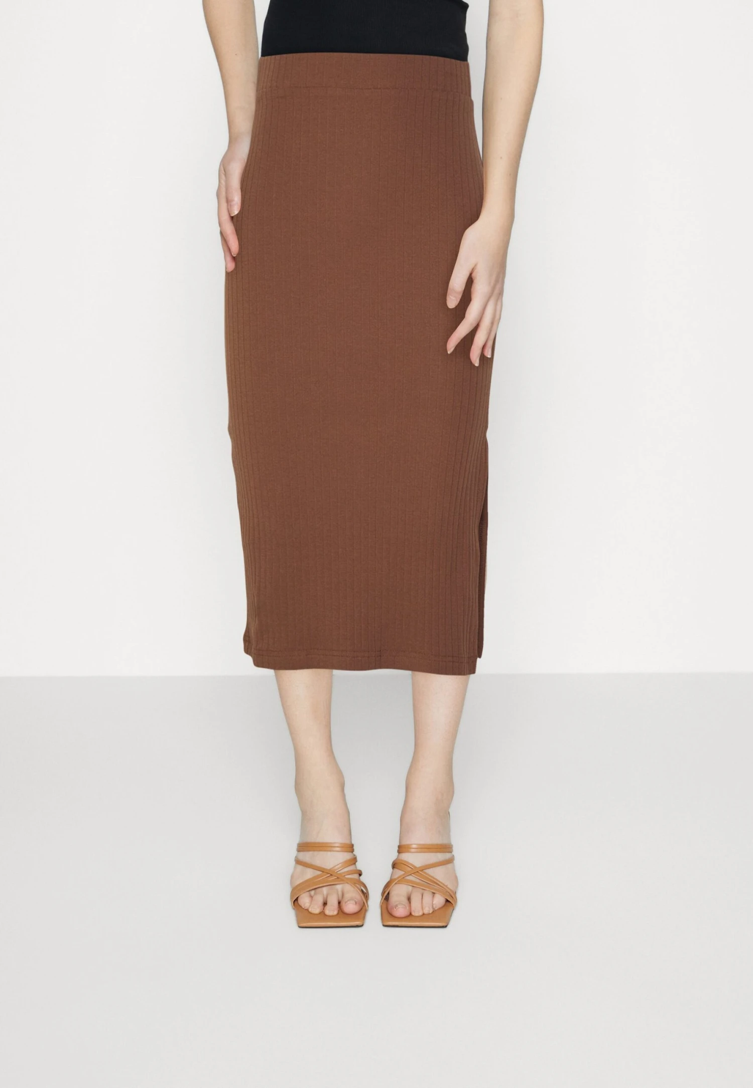 Even&Odd Pencil Skirt - Brown 3 Even&Odd Pencil Skirt - Brown