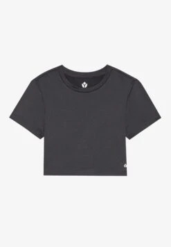 ESSENTIAL QUICK DRY CROPPED SHORT SLEEVE T-SHIRT - Basic T-shirt - Black 20 ESSENTIAL QUICK DRY CROPPED SHORT SLEEVE T-SHIRT - Basic T-shirt - Black -FOREVER 21 25db931963ab4a059429af1fccb1ff54