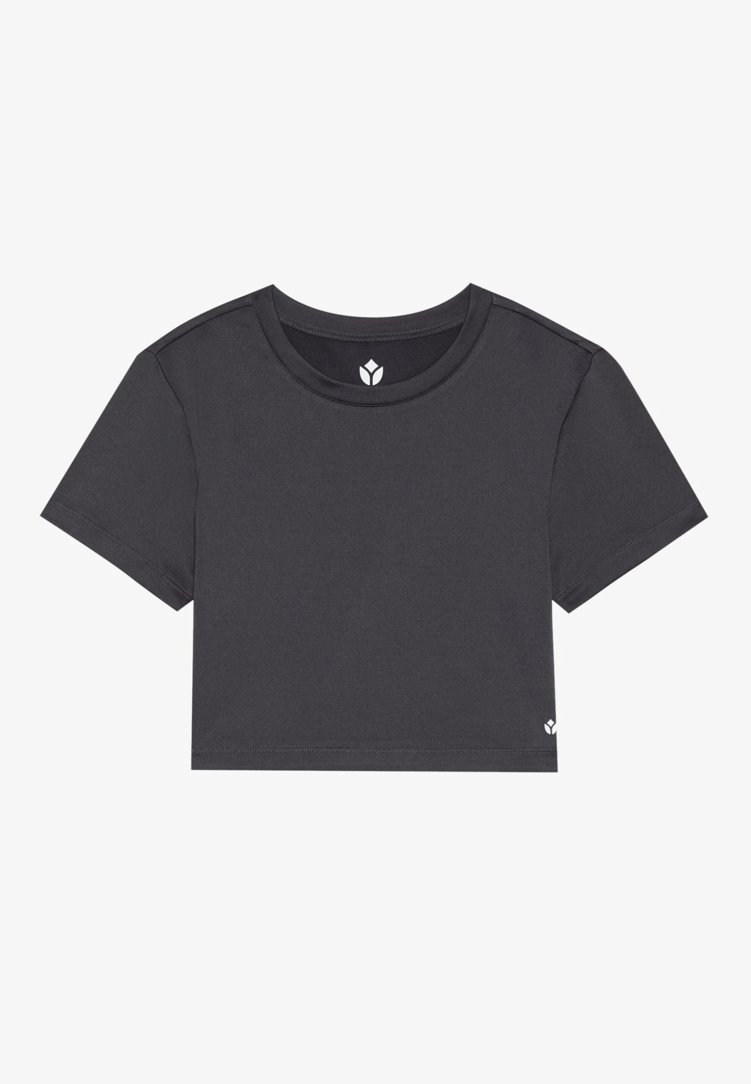 ESSENTIAL QUICK DRY CROPPED SHORT SLEEVE T-SHIRT - Basic T-shirt - Black 10 ESSENTIAL QUICK DRY CROPPED SHORT SLEEVE T-SHIRT - Basic T-shirt - Black - Image 8