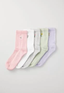 Even&Odd 5 PACK - Socks - White/grey/lilac -FOREVER 21 282769b356af4e13a2581954ea74c71b