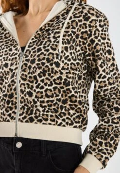 Even&Odd Zip-up Sweatshirt - Beige -FOREVER 21 2866ceaec7f34835ab44b14d58dc1091