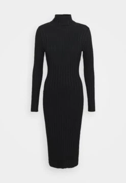 Even&Odd Rollkragen Bodycon Ripp Midi Strickkleid - Shift Dress - Black -FOREVER 21 2acb26e6f2594aa49848031368af565d