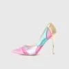 Even&Odd High Heels - Pink/ Gold/ Turquoise