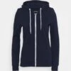 Zip-Up Sweatshirt - Dark Blue -FOREVER 21 2d4cd2c5518f42799d4de8744133aaba