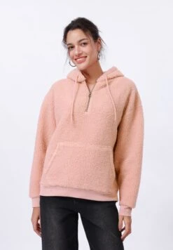 Even&Odd TEDDY ZIP THROUGH - Fleece Jumper - Pink -FOREVER 21 34692800f6354d2d8d21a328db749fd3