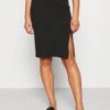 Even&Odd Basic - Midi Skirt With Slit - Pencil Skirt - Black 1 Even&Odd Basic - Midi Skirt With Slit - Pencil Skirt - Black -FOREVER 21 35b759115643474dbb1641873d2f48ca