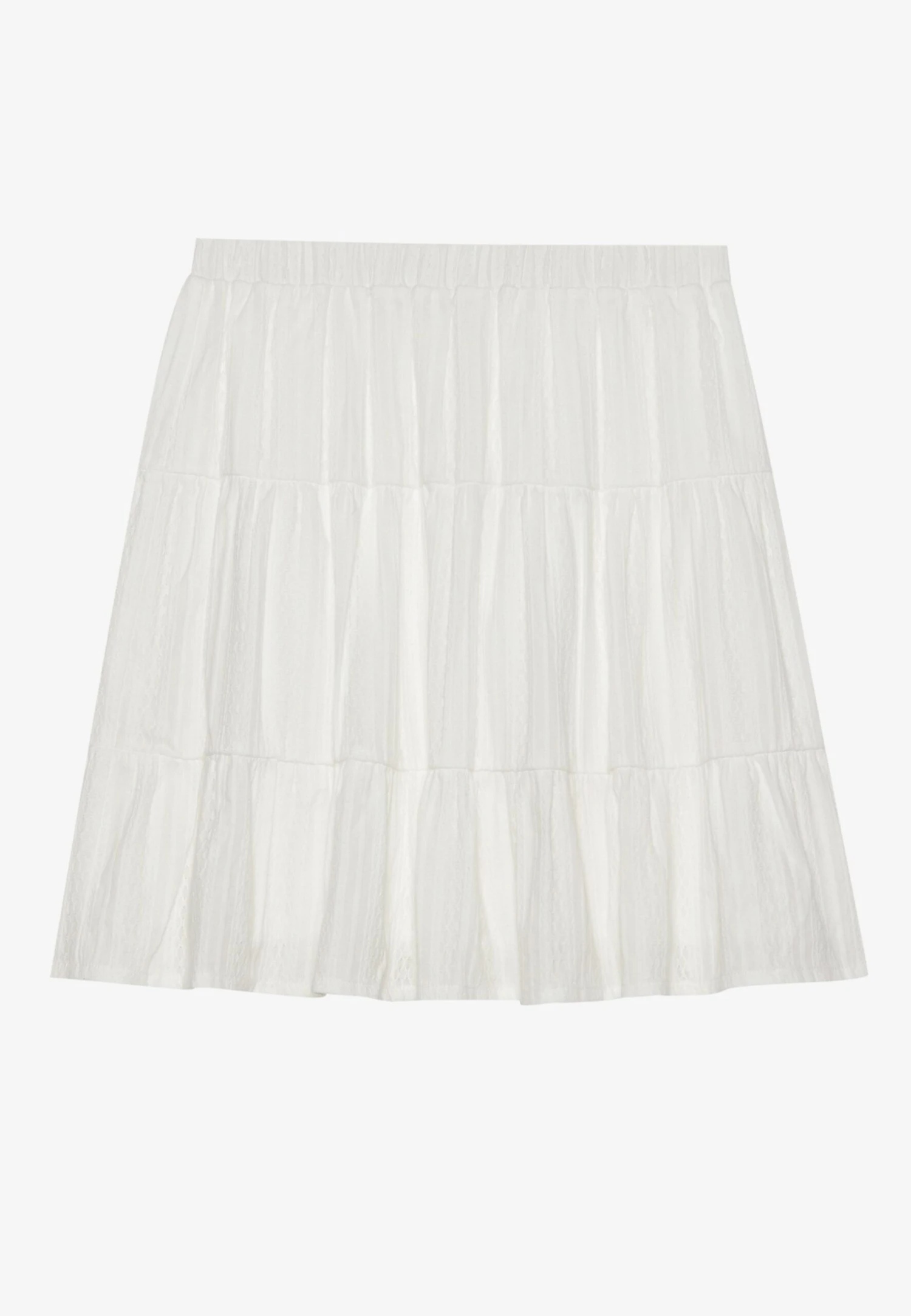 Even&Odd COTTON A LINE SKIRT - A-line Skirt - White 6 Even&Odd COTTON A LINE SKIRT - A-line Skirt - White - Image 4
