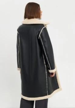 Even&Odd Classic Coat - Off-white/black -FOREVER 21 37a6e6bc0dab4411a0dc5ea727dc95ea