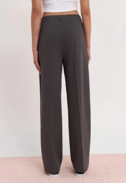 Even&Odd TAILORED WIDE LEG - Trousers - Dark Grey -FOREVER 21 37af70e14ae642bd8354b20b687de1ec