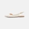 Even&Odd Slingback Ballet Pumps - White -FOREVER 21 37b23ecd2ef54f958d820c2b23cfeb12