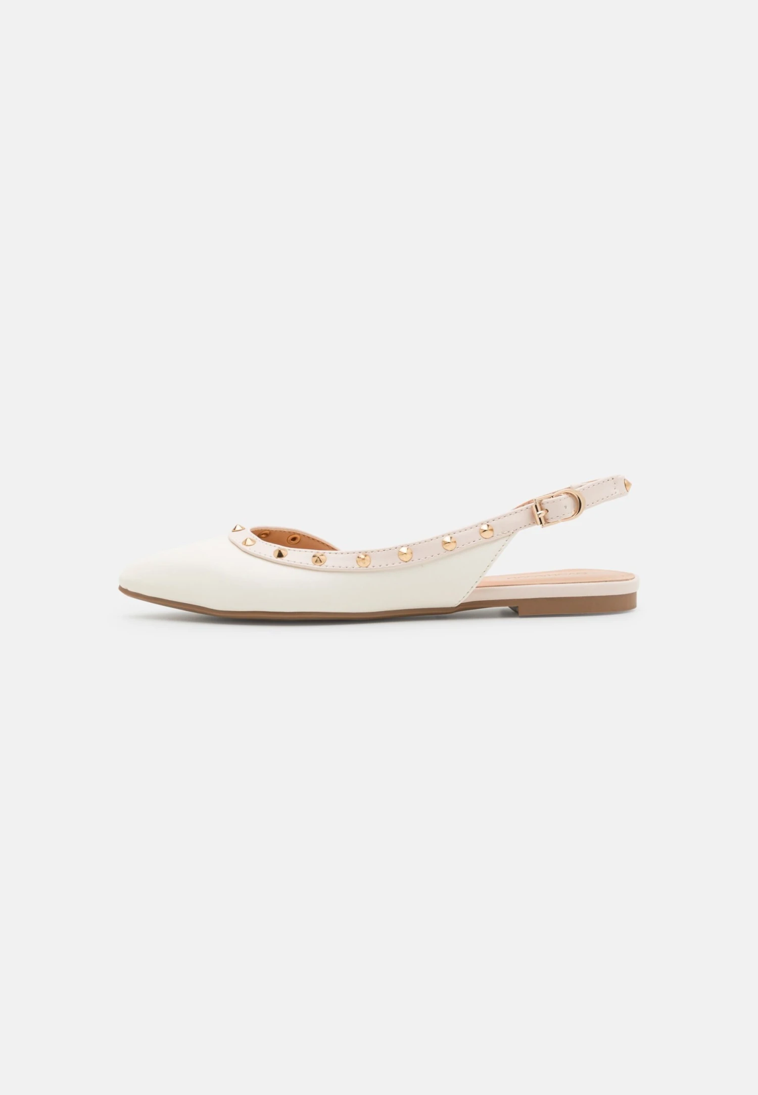 Even&Odd Slingback Ballet Pumps - White 3 Even&Odd Slingback Ballet Pumps - White