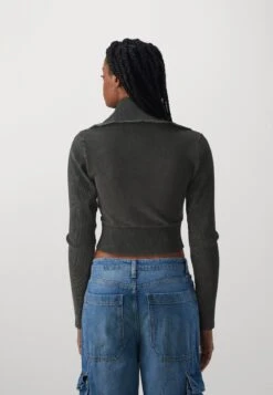 Even&Odd Zip-up Sweatshirt - Anthracite -FOREVER 21 3b8227f28b4e4e7782aa74760cb7b9fc