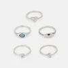 Even&Odd 5 PACK - Ring - Silver-coloured -FOREVER 21 3cf4f8ad3a1e46968b7c75164576edda