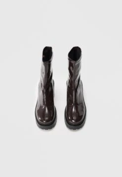 Even&Odd High Heeled Ankle Boots - Brown -FOREVER 21 404a9baab9264ed38c038fbe09683c76