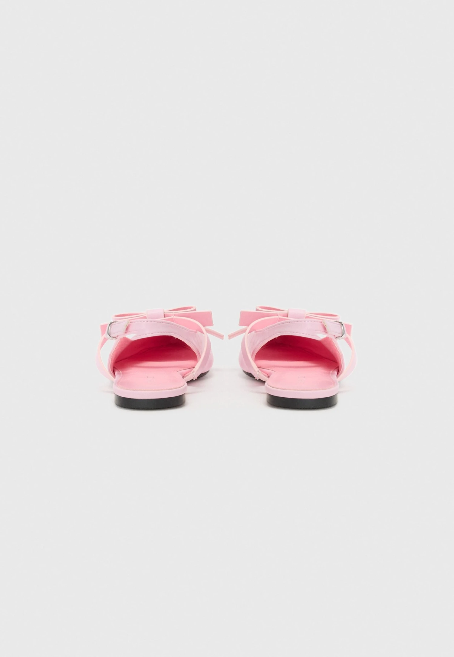 Even&Odd Ankle Strap Ballet Pumps - Pink 5 Even&Odd Ankle Strap Ballet Pumps - Pink - Image 3