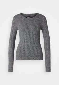 Even&Odd Jumper - Mottled Dark Grey/black -FOREVER 21 4123c7b8963047ea999e0cf0abea9106