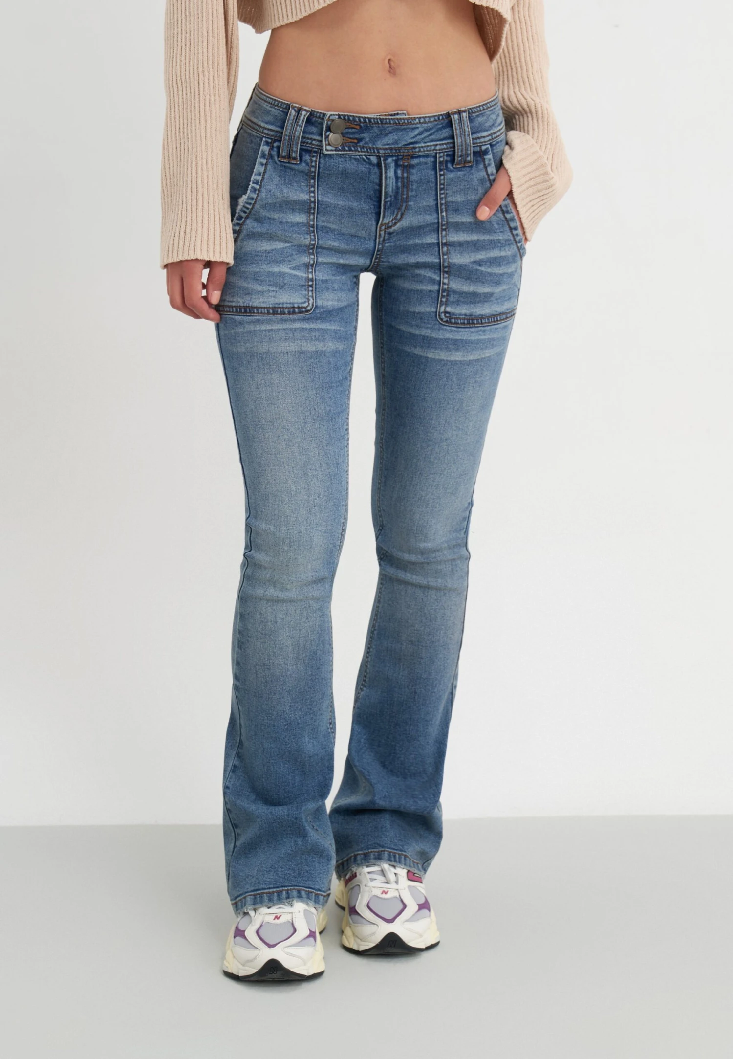 Even&Odd Bootcut Jeans - Blue Denim 3 Even&Odd Bootcut Jeans - Blue Denim