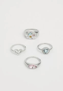 Even&Odd 4 PACK - Ring - Silver-coloured