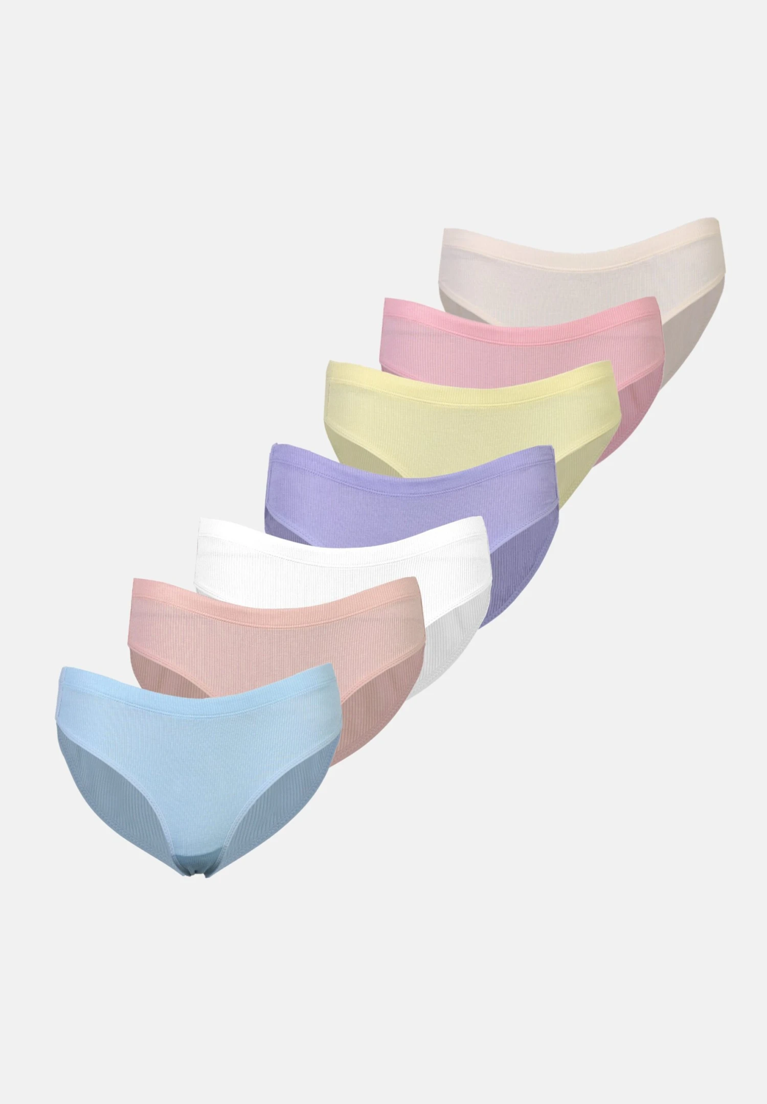 Even&Odd 7 PACK - Briefs - White/grey Melange/black 11 Even&Odd 7 PACK - Briefs - White/grey Melange/black - Image 9