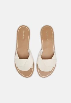 Even&Odd Mules - White -FOREVER 21 4652a5f35a0447479cfb025fade7b45f