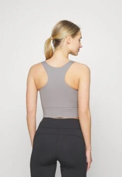 Medium Support Sports Bra - Grey -FOREVER 21 474a48b173634916a665b77673e3cda4