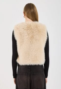 Even&Odd Waistcoat - Off-white -FOREVER 21 4bd6384cbf8842c89a8e6979c80702f8