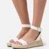 Even&Odd Platform Sandals - White -FOREVER 21 4ec32fc3cb254443b51f65a323261c6b