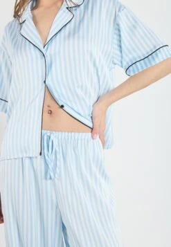 Even&Odd SET - Pyjama Set - Blue -FOREVER 21 52323dd061054b708e2fdc5eb61d4109