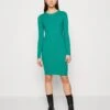 Even&Odd Crew Ausschnitt Ripp Basic Bodycon Mini Strickkleid - Shift Dress - Green -FOREVER 21 5242d4124b504604bff7afb21af03855